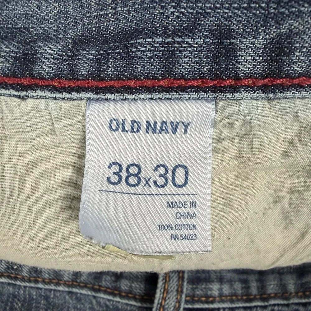 Old Navy Bootcut Jeans Mens 38x30 Medium Wash Cotton Denim